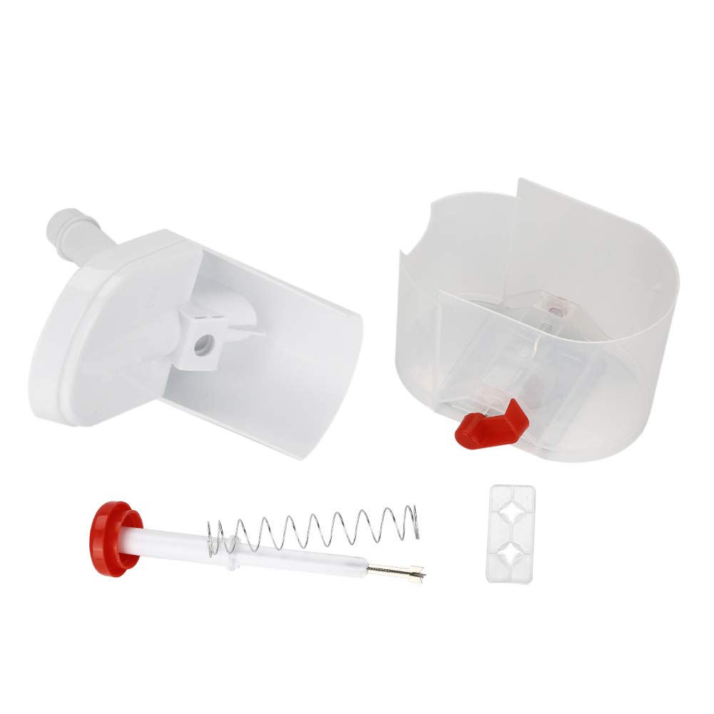 POCREATION Plastic Cherry Pitter and Seed Removing Tool with Container, Easy for Home Office Traveling, Fruit Gadget
