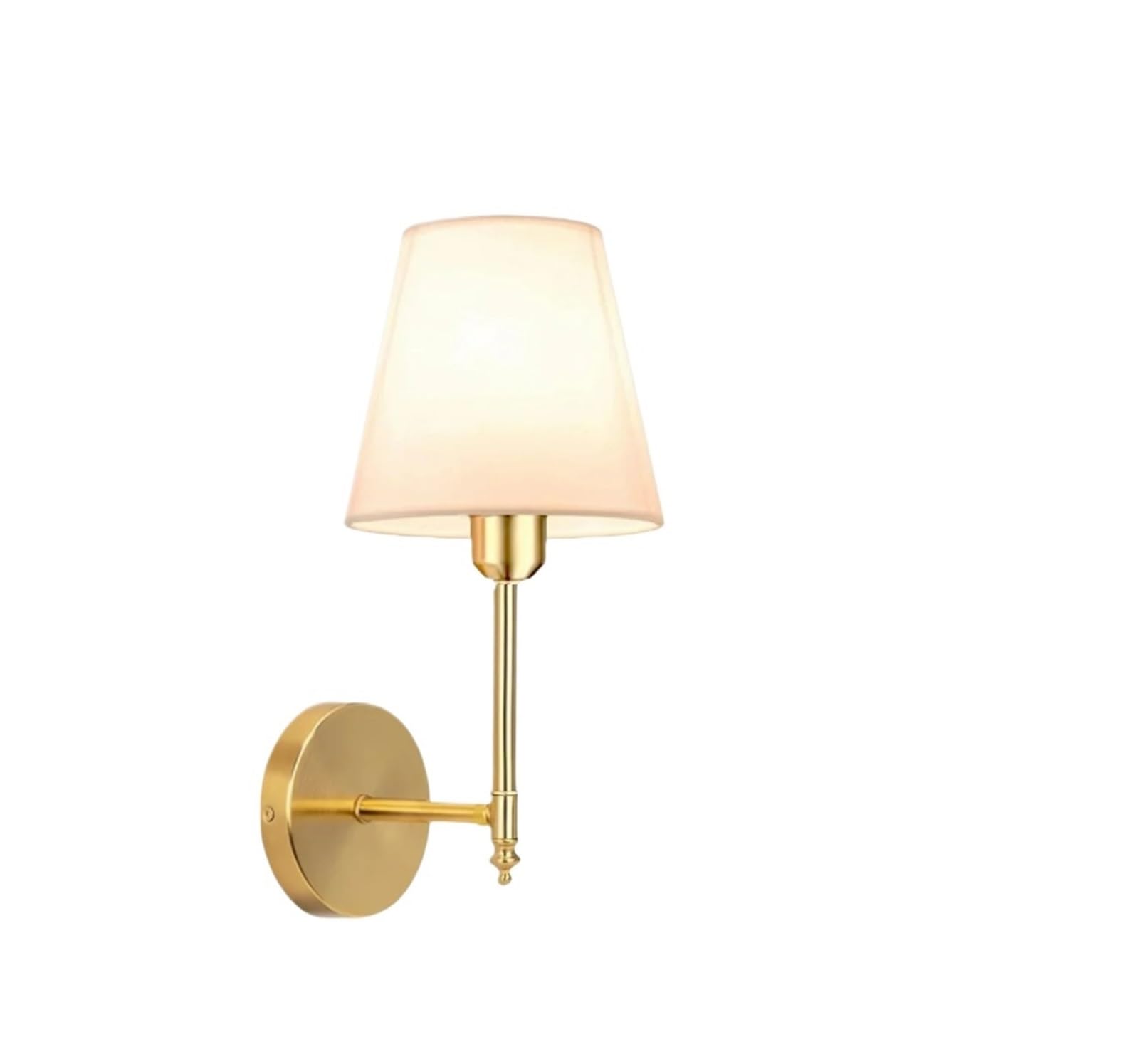 Lámpara led de pared dorada con diseño sofisticado y bombilla magnética 5