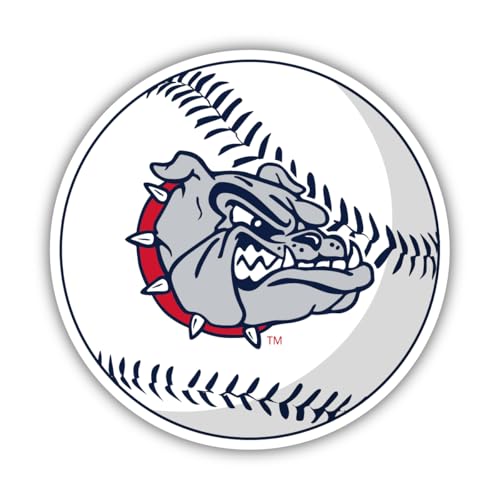 Gonzaga Bulldogs Baseball Vinyl Decal Sticker – Officially Licensed 6-Inch