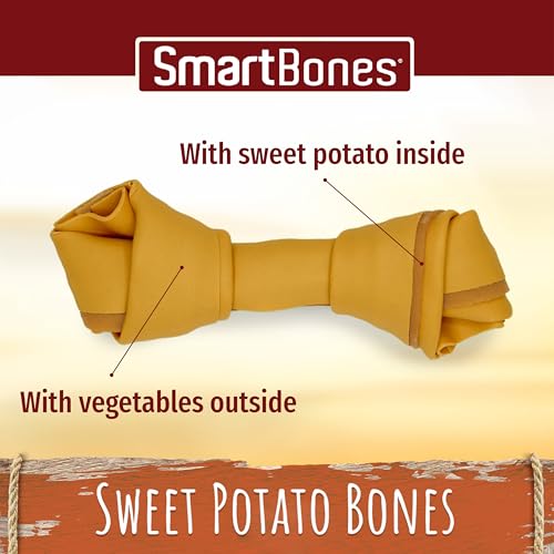 Smartbones 8 Mini Sweet Potato Bones Rawhide Free Chew Dog Treats - Image 5