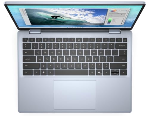Image of Dell Inspiron 5440 Notebook Computer, Intel Core 3 100U 14th Gen Processor, 8GB DDR5 RAM, 512GB SSD, 14 inch FHD+ Screen, Ubuntu, 1Yr Warranty, Ice Blue