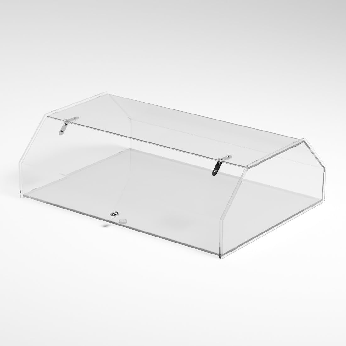 Vetrina da banco in plexiglass trasparente - Misure: 60 x 43 x H19 cm