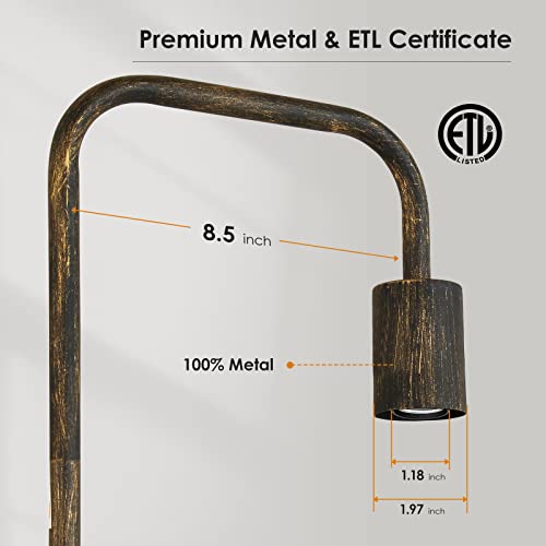Boostarea Floor Lamp, Bronze Industrial Floor Lamp thumb #2