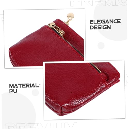 Short Wallet Soft PU Fake Leather Zipper Coin Purse Multifunctional Change Pouch for Travel Shopping and Daily Use Compact Design Stylish Appearance Privacy Protection3