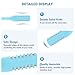 CNDNO 5Pcs 2-in-1 Nasal Hair Cutter, Double Sided Nose Hair Cutter, Portable 360° Rotating Manual Nose Hair Trimmer for Men and Women, Colorful