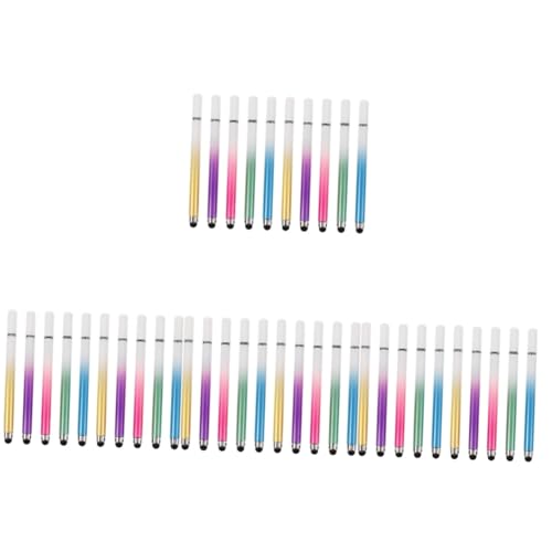 Lápiz stylus para pantallas táctiles de tabletas teléfonos dibujo y escritura suave macaron 40pzas