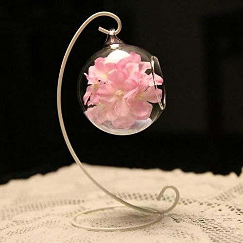 Artliving (4 Pack Ornament Display Stand, White Iron Hanging Stand Rack Holder For Hanging Glass Globe Air Plant Terrarium, Witch Ball, Christmas Ornament And Home Wedding Decoration #TOP4