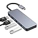 Price comparison product image USB C Hub, USB C Adapter with 4 USB 3.0 Ports, High Speed Aluminum Data Hub Compatible with MacBook Pro, USB Type C Devices