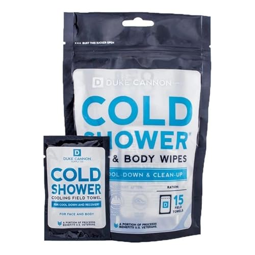 Cold Shower Cooling Field Towel Wipes, 15-Pk. -TOWELSPOUCH1