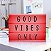 Color Changing Cinema Light Box with Letters, Cinematic Light Box, LED Light Box, Cinema Light Box, Letter Light Box with 100 Letters, USB Cable, and Remote Control (12" x 8")
