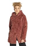Die Kapuze der Teddyjacke ist außen und innen ebenfalls aus dem anschmiegsamen Stoff gefertigt