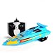 WangX Télécommande Bateau surdimensionné Vitesse du Bateau à Grande Vitesse garçons et Les Filles sans Fil électrique garçon Eau Enfants Jouet Bateau 4CH télécommande Rechargeable d'aviron