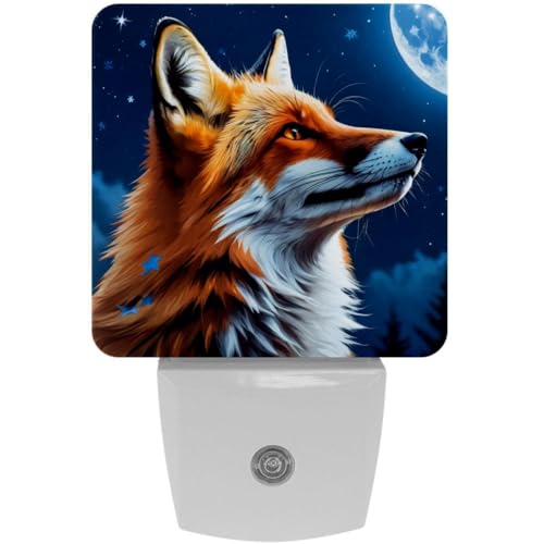 Lámpara de noche LED con sensor para niños 7.6x7.6cm miniatura 1