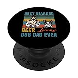 best bearded beer loving dog dad boston terrier dog lover popsockets popgrip intercambiabile