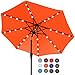 Abccanopy 23 + Couleurs 2,7 m Marché Parapluie Auvent de rechange 8 baleines 1# Orange