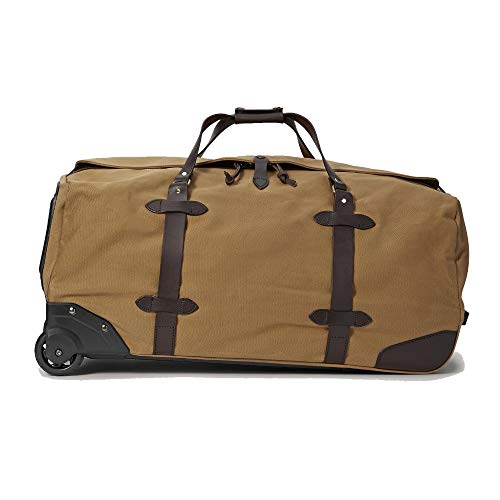 Filson Rugged Twill Rolling Duffle Bag (Large, Tan)