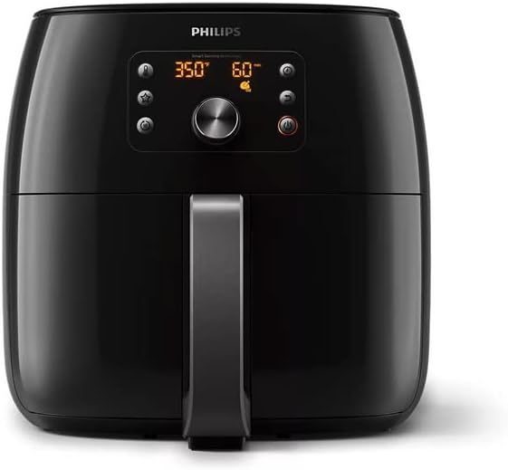 Philips Premium Smart Sensing Digital Airfryer XXL with Fat Removal Technology | 3lb/7qt | Black | HD9867/16 (Renewed) Philips Premium Smart Sensing Digital Airfryer XXL with Fat Removal Technology | 3lb/7qt | Black | HD9867/16 (Renewed)