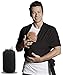 Bizcasa Echarpe de Portage Bebe, Porte-bébé Wrap, echarpe Multifonctionnel Elastique Porte Bébé Confort Baby Wrap Carrier Echarpe pour Bébé et Nouveau-nés Jusqu'à 15 kg