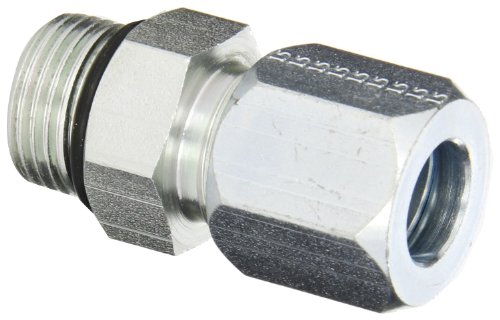 Image of Eaton Weatherhead 7315X8 Carbon Steel Straight Thread O-Ring Adapter, Connector to Ermeto, 1 /2 inch O-Ring Boss Male x 1 /2 inch Tube OD