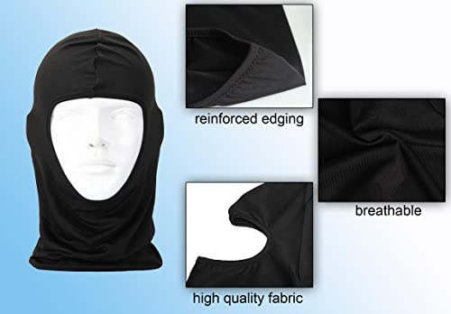 GANWAY A Pack of 4 Ski Mask Balaclava face Masks for Motorcycle Cycling Climbing Outdoor Sports Winter Black Red - Image 3