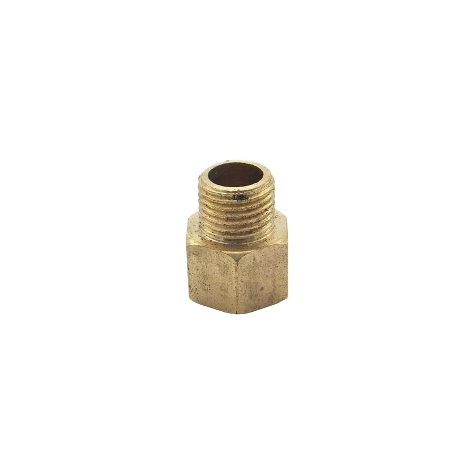 ICXLPMC M14*1.5mm Female Thread x 1/4" BSP Male Thread Length 18mm Connection Brass Pipe Fitting Coupler Connector ICXLPMC