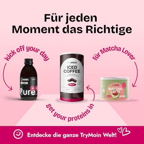 TryMOIN - Bio Ceremonial Grade Matcha Pulver aus Japan - Für Iced Matcha Latte, Matcha Tee, vegan, zuckerfrei, leicht löslich - 20 Portionen