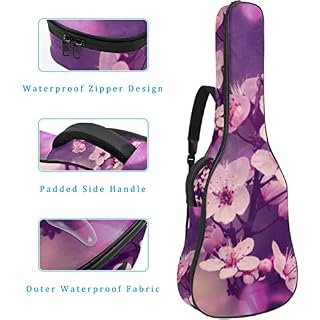 Housse de transport rembourrée en tissu Oxford imperméable pour guitare avec bandoulière réglable - Les Beatles, Paul McCartney, John Lennon, RIngo Starr, George Harrison Housse de transport rembourrée en tissu Oxford imperméable pour guitare avec bandoulière réglable – Image 4