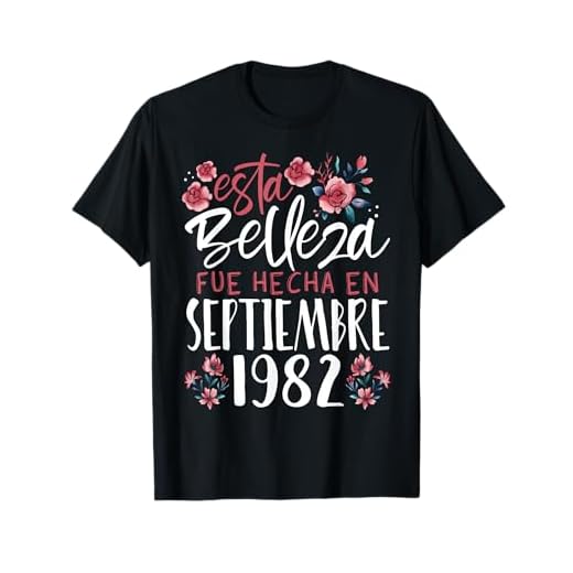 Hecha En Septiembre 1982 Mujer Regalo 41 Años Cumpleaños Camiseta