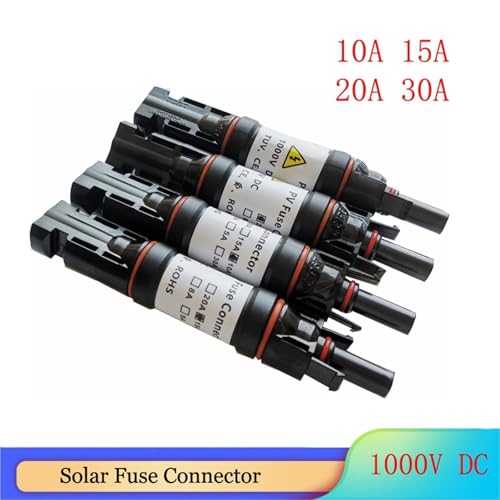 Evite sobrecargas con el conector de fusible solar fotovoltaico de 20 A 5