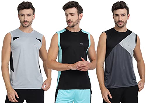 Image of FTX Men's Solid Regular Fit T-Shirt