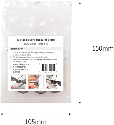 Miniatura 4 de 1 Unidades Cubierta de protección de motor de hélice de plástico ligero para DJI Mini 3 PRO cubierta de protección Drone Accesorios