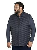 tom tailor herren outdoor weste Seitliche Eingrifftaschen TOM TAILOR Men+ Herren Leight Weight Weste Jacke, 10668-Sky Captain Blue, 2XL