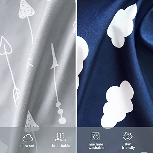 Biloban 4-Pack Fitted Mini Crib Sheets For Boys And Girls thumb #4
