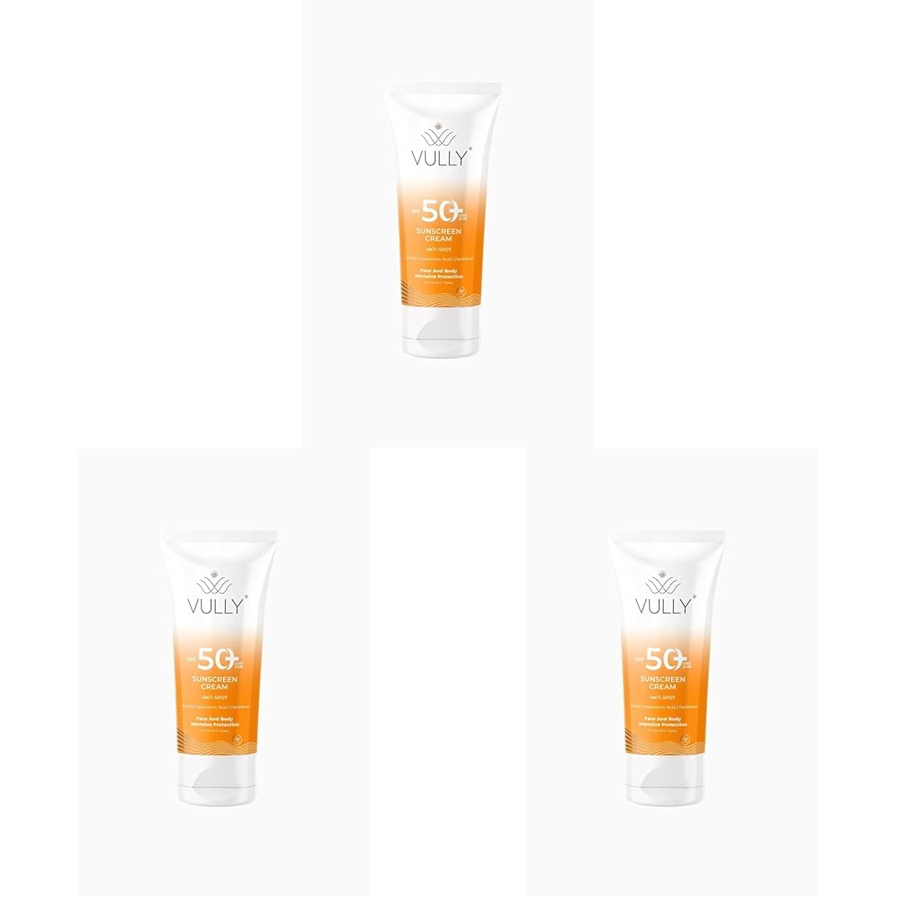 Leke Karşıtı Aydınlatıcı ve Nemlendirici Yüksek Koruyucu Spf+50 Yüz ve Vücut Güneş Kremi 50 ml (3 paketi)