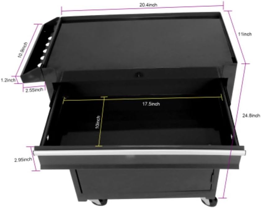 Tool Chest, One Size, Black