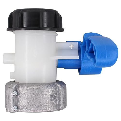 IBC Adapter DN50 75cm zu S60x6 IBC Tankadapter DN 50 Auslass Regelventil Absperrklappe Kugelhahn Wassertank Klappenhahn Regentonne Auslaufhahn Ventil Gartenhahn Ablaufadapter für IBC Regenwassertank