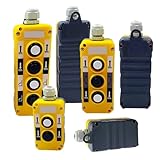 BQHHWTZ 1 PCS Industrial Control Push Button Switch Crane Truck Controller Switches Control Lift Electric Cob-T381 Cob-281 Cob-481