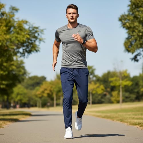 Image of Track Pants for Mens || Joggers for Mens || Men's Sports Regular Fit Polyester Track Pant with Two Side Zipper Pockets (TP20 Single Pack of 1)