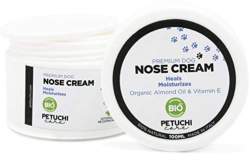 PETUCHI Bálsamo Curativo de Nariz para Perros; Disenfecta, Trata e Hidrata Nariz Agrietada y Seca; 100% Bio; 100ml