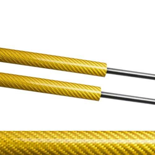 Hatchback Puerta Trasera Maletero Maletero puntales de Gas Soporte de elevación Amortiguador amortiguadores Varilla Resorte (Fibra de Carbono Amarilla) para Chery QQ Ice,para Cream 2021-2023