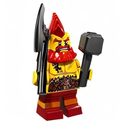 71018 Minifigures Serie 17 - Nano da Battaglia Mini Action Figure - Lego - Immagine 4