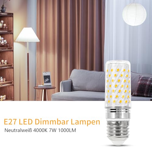 Ampoule LED E27 dimmable à intensité variable 7W équivalent 70W halogène