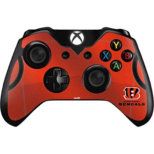 Skinit Decal Gaming Skin Compatible with Xbox One Controller - Officially Licensed NFL Cincinnati Bengals Team Jersey Design