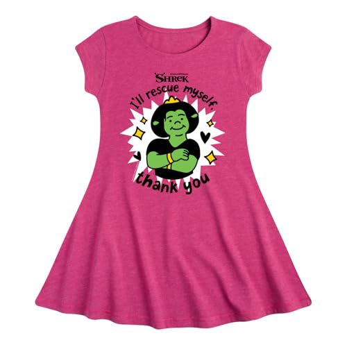 Shrek - Fiona Rescue Myself - Toddler & Youth Girls Fit & Flare Dress