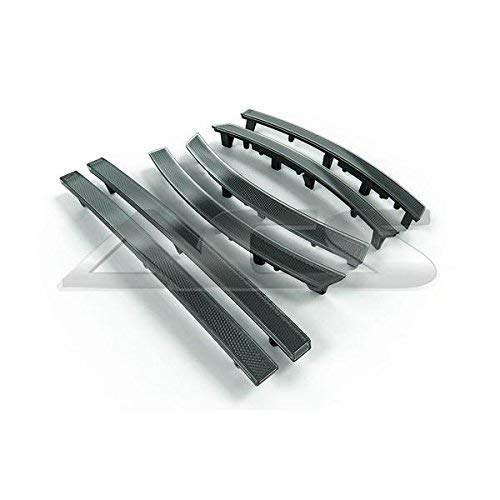 C7 Corvette Stingray, Grand Sport, Z06, ZR1 Blacked Out, Darkened LED Side Markers OEM Quality and Standards Complete Replacement Kit (Black)