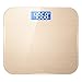 Waage LITING Intelligente Körperwaagen, Elektronische, Haushalt Erwachsene, Präzision Weibliche Gewichtsverlust Kleine Körperfett-Messskala (Color : Gold)