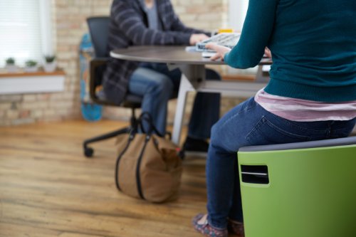 Image of Steelcase Turnstone TSBUOY Seating, Green