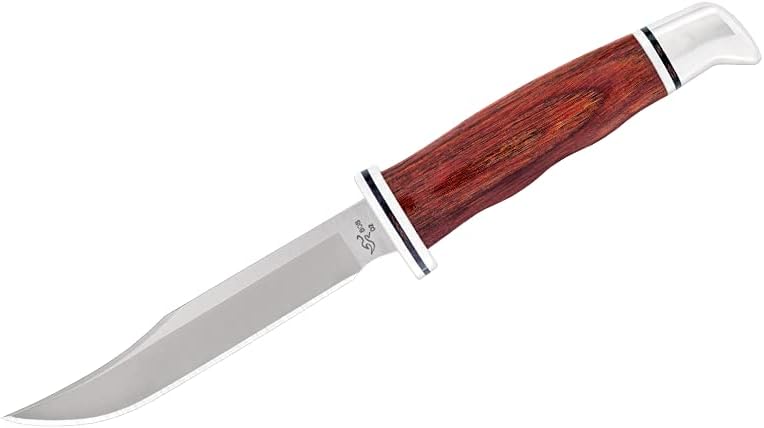 Buck Knives 102 Woodsman Fixed Blade Hunting Knife, 4" D2 Stainless Steel Blade, Cocobolo Handle : Sports & Outdoors