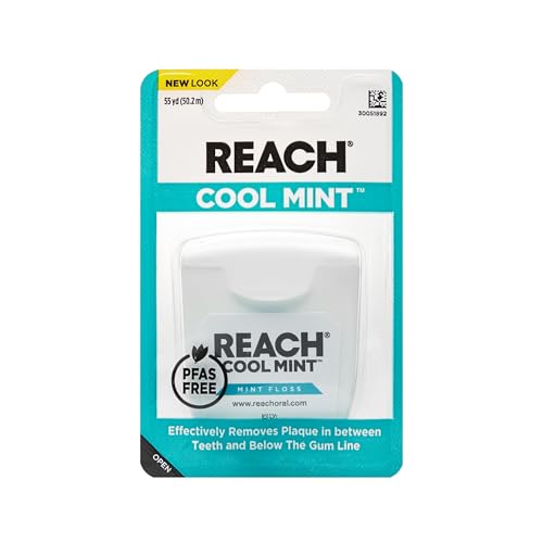 REACH Cool Mint Dental Floss 55yd