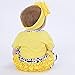 MAIHAO 22inch Reborn Baby Dolls with Soft Body Yellow Cow Set Real Life Babies Girl That Look Lifelike Newborn Baby Open Eyes